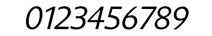 Diverse BItalic Font OTHER CHARS
