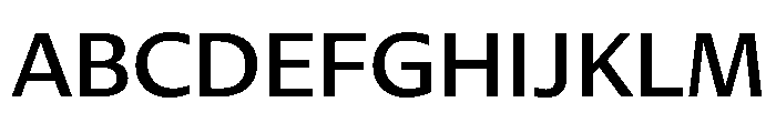 Diverse BMedium Font UPPERCASE
