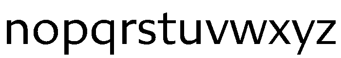 Diverse BRegular Font LOWERCASE