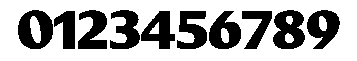 Diverse CBlack Font OTHER CHARS