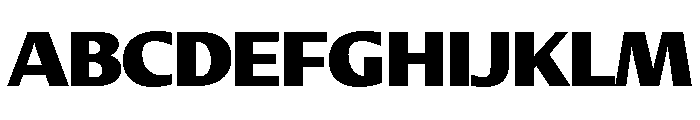 Diverse CBlack Font UPPERCASE