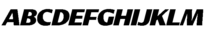 Diverse CBlackItalic Font UPPERCASE