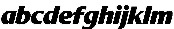 Diverse CBlackItalic FONT