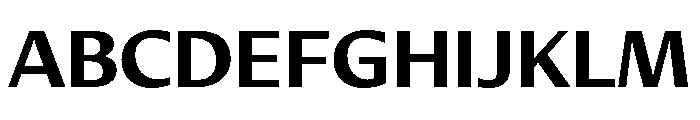 Diverse CBold Font UPPERCASE