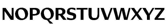 Diverse CBold Font UPPERCASE
