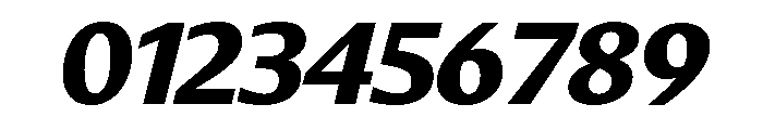 Diverse CExtraBoldItalic Font OTHER CHARS