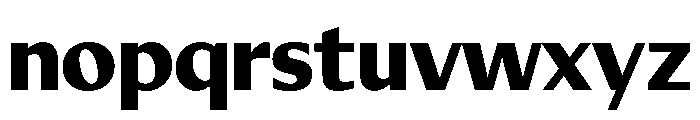 Diverse CExtraBold Font LOWERCASE