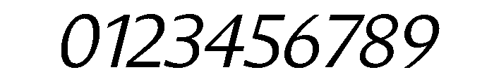 Diverse CItalic Font OTHER CHARS