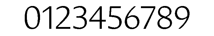 Diverse CLight Font OTHER CHARS