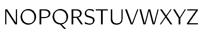 Diverse CLight Font UPPERCASE