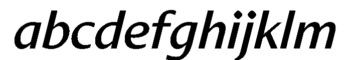 Diverse CMediumItalic FONT