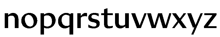 Diverse CMedium Font LOWERCASE
