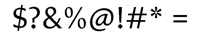 Diverse CRegular Font OTHER CHARS