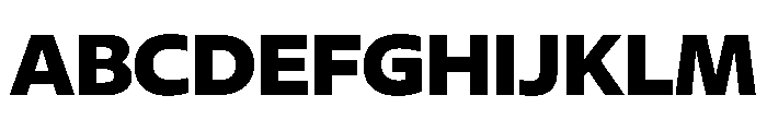 DiverseVF AExtraBold Instance Font UPPERCASE