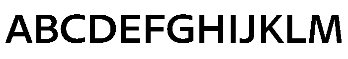 DiverseVF AMedium Instance Font UPPERCASE