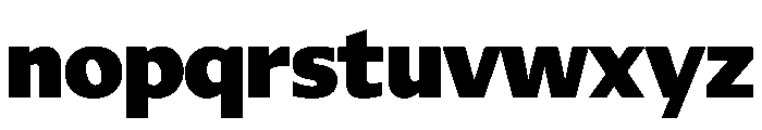 DiverseVF BBlack Instance Font LOWERCASE