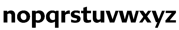 DiverseVF BBold Instance Font LOWERCASE