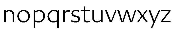 DiverseVF BLight Instance Font LOWERCASE