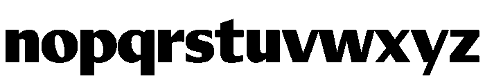 DiverseVF CBlack Instance Font LOWERCASE
