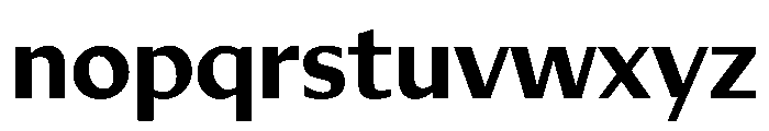 DiverseVF CBold Instance Font LOWERCASE