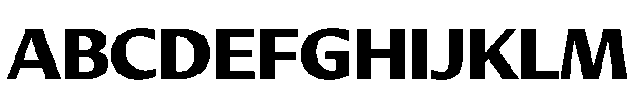 DiverseVF CExtraBold Instance Font UPPERCASE