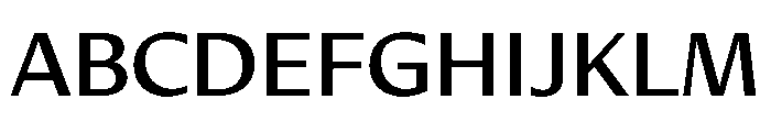 DiverseVF CMedium Instance Font UPPERCASE