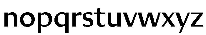 DiverseVF CMedium Instance Font LOWERCASE