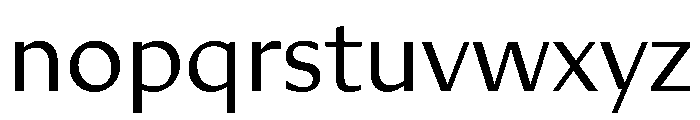DiverseVF CRegular Instance Font LOWERCASE