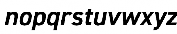 DIN 2014 Bold Italic Font LOWERCASE