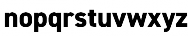DIN 2014 Extra Bold Font LOWERCASE