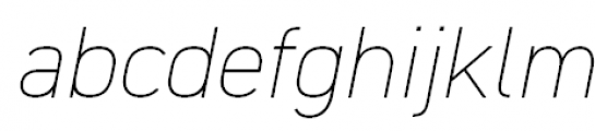 DIN 2014 Extra Light Italic FONT