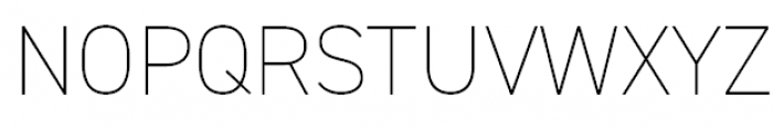 DIN 2014 Extra Light Font UPPERCASE