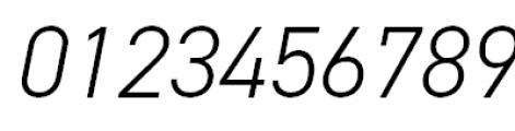 DIN 2014 Light Italic Font OTHER CHARS