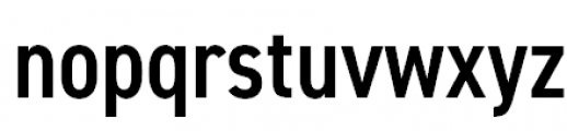 DIN 2014 Narrow Demi Font LOWERCASE