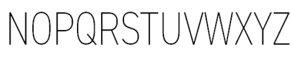 DIN 2014 Narrow Extra Light Font UPPERCASE