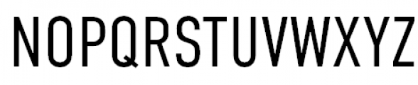 DIN Condensed Light Font UPPERCASE