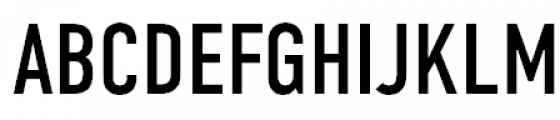 DIN Condensed Normal Font UPPERCASE