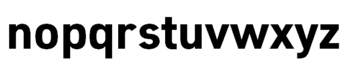 DIN PT Bold Font LOWERCASE
