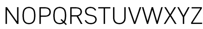 DIN PT Light Font UPPERCASE
