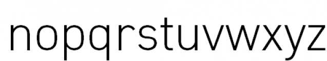 DIN PT Light Font LOWERCASE