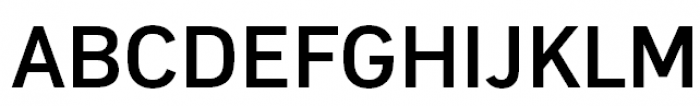 DIN PT Medium Font UPPERCASE