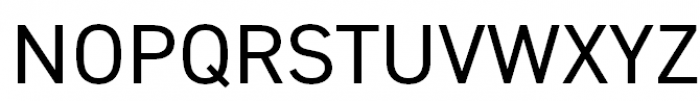 DIN PT Regular Font UPPERCASE