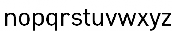 DIN PT Regular Font LOWERCASE
