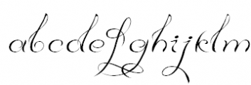 Diana Regular Font LOWERCASE