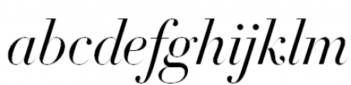DietDidot Title Italic Font LOWERCASE