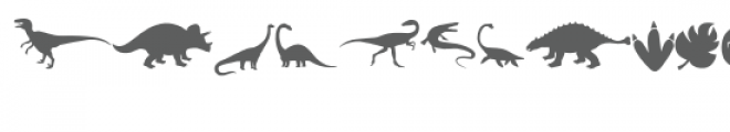 dinosaurs doodlebat Font UPPERCASE