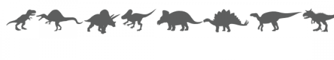 dinosaurs doodlebat Font LOWERCASE