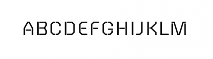 Discord Complete Stencil SemiBold Font UPPERCASE