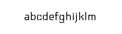 Discord Complete Stencil SemiBold Font LOWERCASE