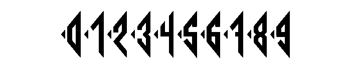 Diamond Monogram Left Font OTHER CHARS